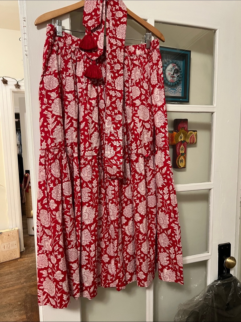 Beautiful Bohemian skirt 100% cotton , light and airy